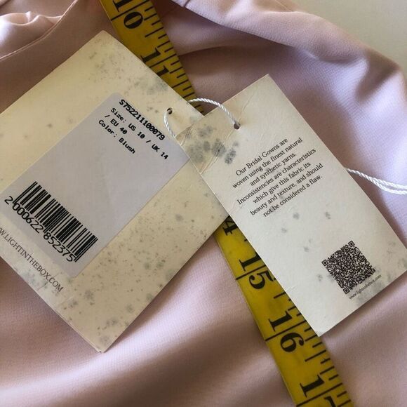 NEW LanTing Bride Pale Pink MOB Two Piece Set Size 10 NWT - Picture 7 of 16